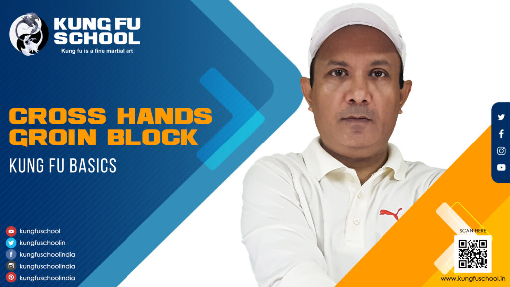 Cross Hands Groin Block Learn Kung Fu Blocks Kung Fu Basics for